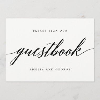 Guestbook Sign - Modern Script Invitations