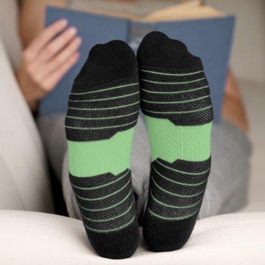 Gum Leaf,Pale Leaf,Pixie Green, Socks
