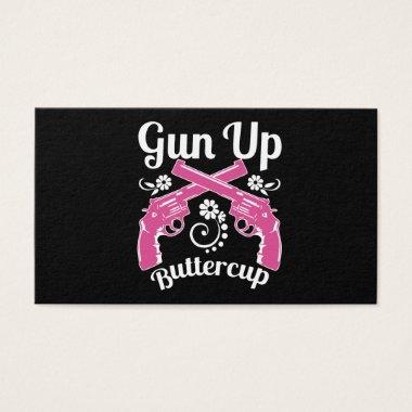 gun up buttercup bun t-shirts
