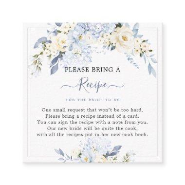 H2 Blue Hydrangea Cream Roses Recipe Request Enclosure