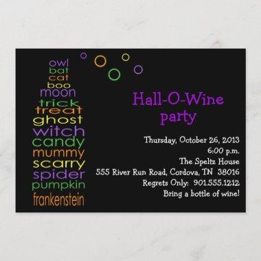 Hall-O-Wine Invitations