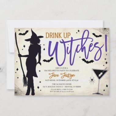 Halloween Bridal Shower Party Invitations