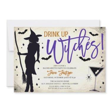 Halloween Bridal Shower Party Invitations