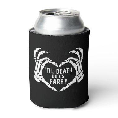 Halloween Bridal Shower Til Death Do Us Party Can Cooler