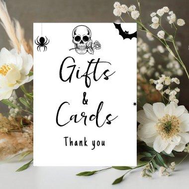 Halloween Gothic Gift and  wedding sign