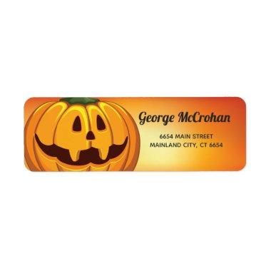 Halloween Little Pumpkin Return Address Label