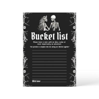 Halloween Skeleton  Bucket List Game