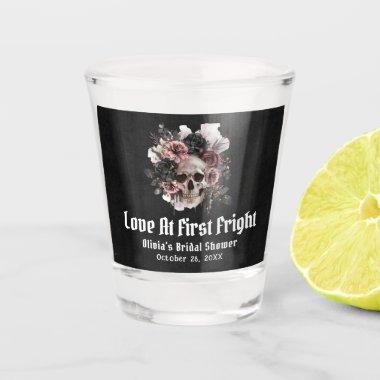 Halloween Skull Love At First Fright  Shot Glass