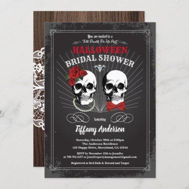 Halloween theme bridal shower Invitations