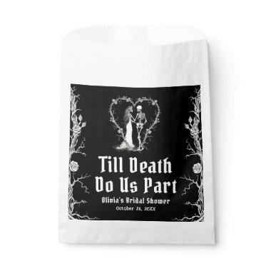 Halloween Till Death Do Us Part  Favor Bag