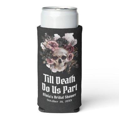 Halloween Till Death Do Us Part  Seltzer Can Cooler