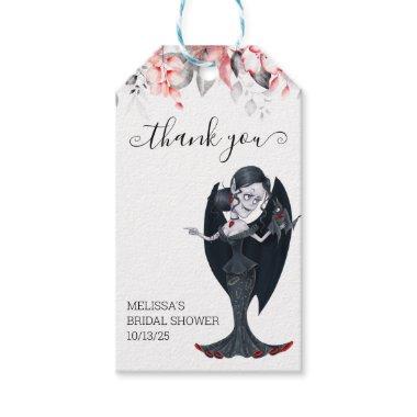 Halloween Vampire thank you Bridal Shower Gift Tags