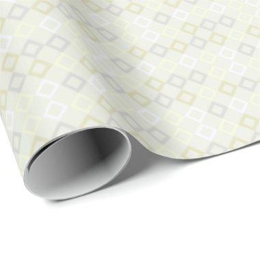 HAMbWG Wrapping Paper - Crm/Gry/Gld Diamonds