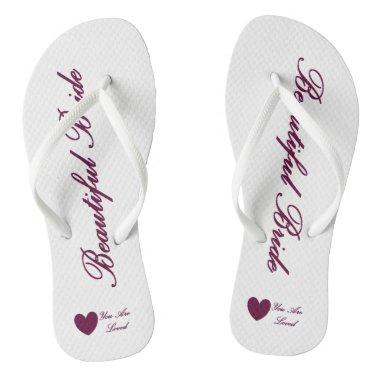 HAMbyWG - Flip-Flops - Beautiful Bride Flip Flops