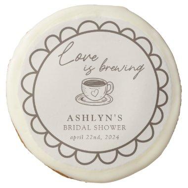 Hand Drawn Coffee Theme  Sugar Cookie