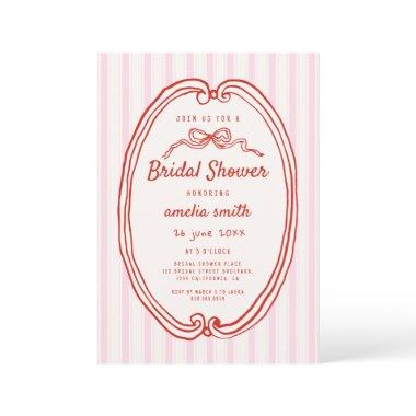Hand drawn Pink stripes Quirky
