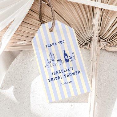 Hand Drawn Striped  Thank You Gift Tags