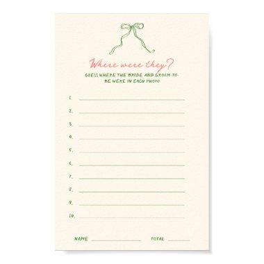Handwritten Downloadable Where were they Game Poster