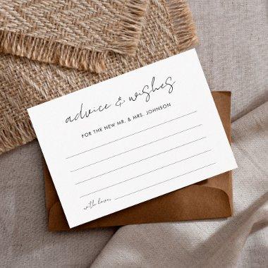 Handwritten Script Advice & Wishes  Enclosure