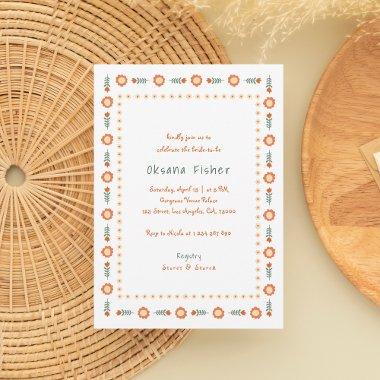 Handwritten Whimsy Boho Groovy Frame