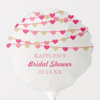 Hanging String Love Hearts  Balloon