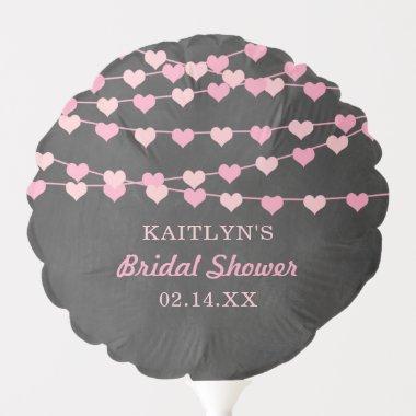 Hanging String Love Hearts  Balloon