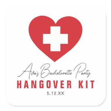 HANGOVER Kit Personalized Stickers