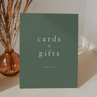 HANNAH Sage Green Unique Simple  and Gifts Pedestal Sign