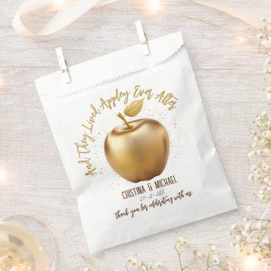 Happily Ever After Caramel Apple Wedding Favor Bag