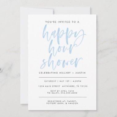 HAPPY HOUR BRIDAL SHOWER - LT BLUE Invitations