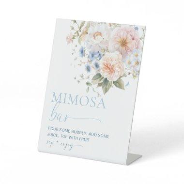 Hargrove Blue Floral MImosa Bar Sign