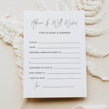 HARLOW Advice And Well Wishes for Bride and Groom Invitations