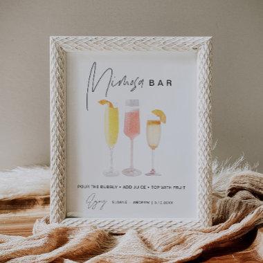 HARLOW Minimalist Mimosa Bar Sign