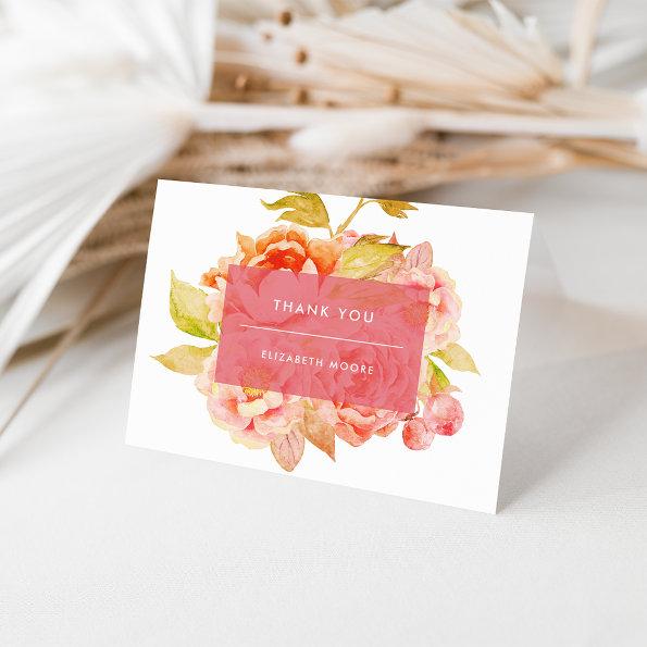 Harvest Floral Thank You Invitations