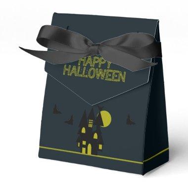 Haunted House, Happy Halloween Favor Boxes