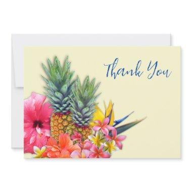 Hawaiian Bouquet Thank You Blank Note
