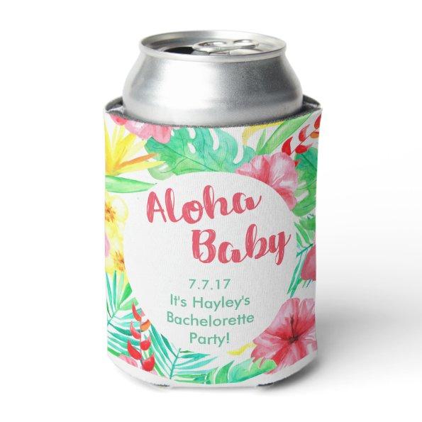 Hawaiian Themed Bachelorette Drink Holder Can Cooler