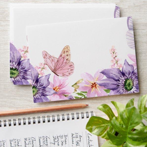 He gives me butterflies Wildflowers  Envelope