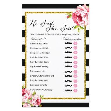 He Said She Said -  Game