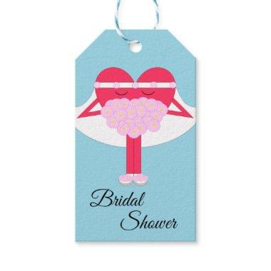 Heart Getting Married Bridal Shower Gift Tags