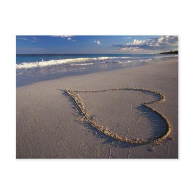 heart in sand post