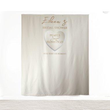 Heart Pearls Prosecco  Chic Backdrop