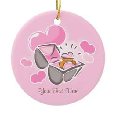 Heart Ring Personalized Ornament