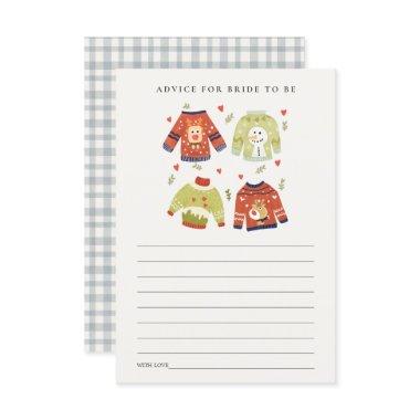 Heart Ugly Sweater Advice For Bride  Enclosure