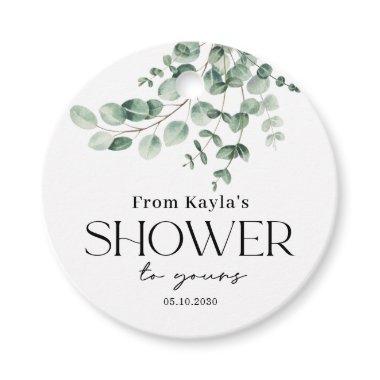 Her Shower Bridal Baby Shower Soap Favor Tags