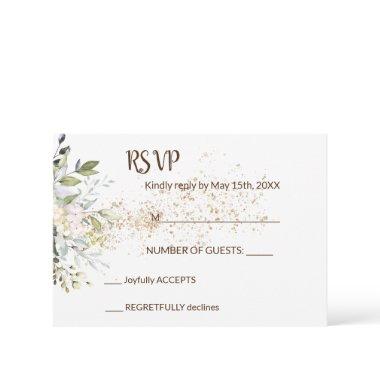 Herbal Greenery RSVP Wedding Response