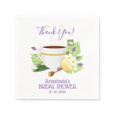 Herbal Tea with Lemon |  Napkins