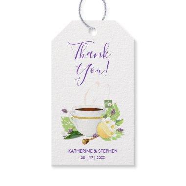 Herbal Tea with Lemon | Wedding Gift Tags