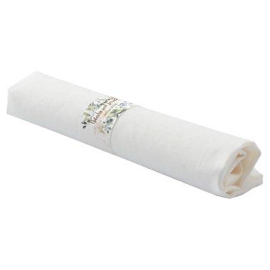 Herbal Wedding Reception or Bridal Shower Napkin Bands