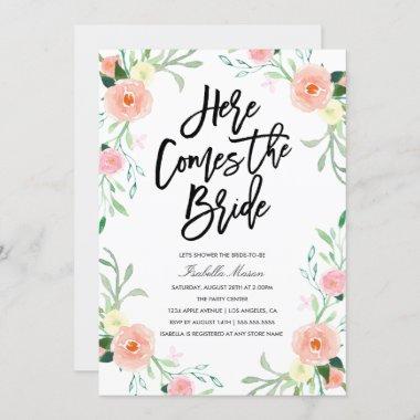 Here Comes The Bride | Bridal Shower Invitations